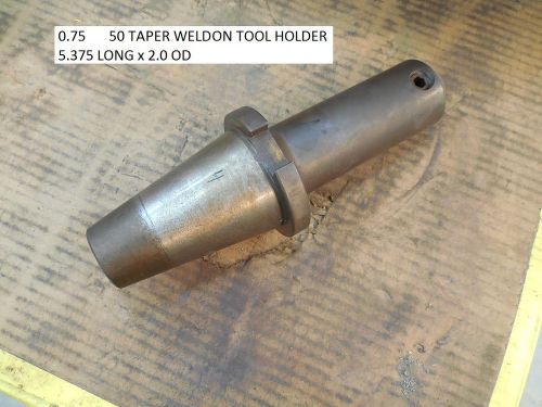 3/4&#034; 50 TAPER WELDON TOOL HOLDER