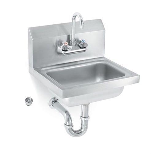 Vollrath k1410cs sink with splash guards strainer and gooseneck faucet for sale