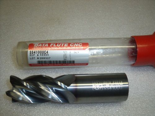 1&#034; x 1&#034; x 2&#034; x 4&#034; data flute 4 flute ss41000 c4 carbide end mill c4 - .030 rad for sale