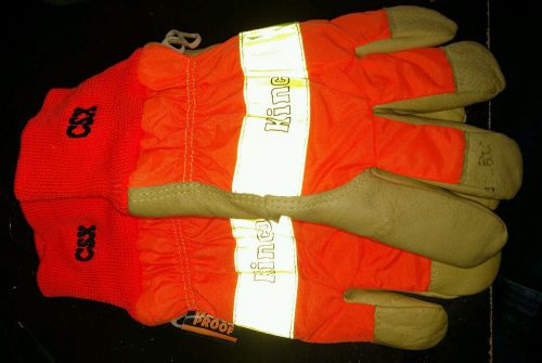 CSK Kinco 1938 KWP Mens Hi-Vis Work Glove Waterproof Pigskin Leather Thermal xl