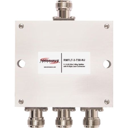 TerraWave - 5100-5850 MHz 3-Way Outdoor Splitter w/ N Females