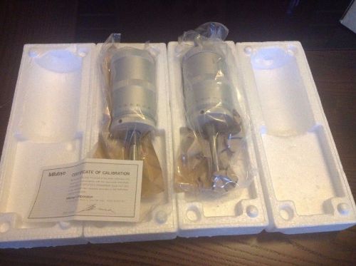 MITUTOYO 0 – 2” Micrometer Head New Lot of 2