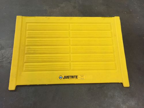 NEW Yellow Poly Spill Pallet Ramp 1,000lb Cap 4WLT8 28620 33&#034; x 49&#034; x 10.5&#034; Tall