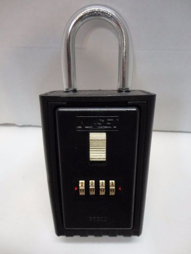 2 - NU-SET 2020-3 4-Number Combination Lock Box with Keyed Shackle ( 2 LOCKS)