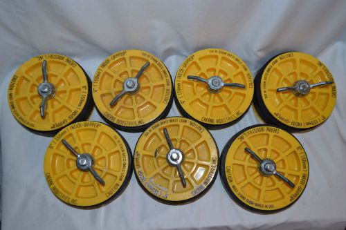 Lot Of 7  Inside Gripper 6&#034; (150mm) By Cherne Ind. Pipe Pressure Test Plug