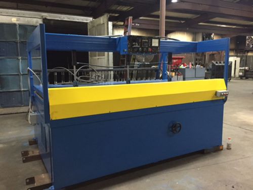 L &amp; l ga-100 radio frequency edge gluer, reconditioned for sale