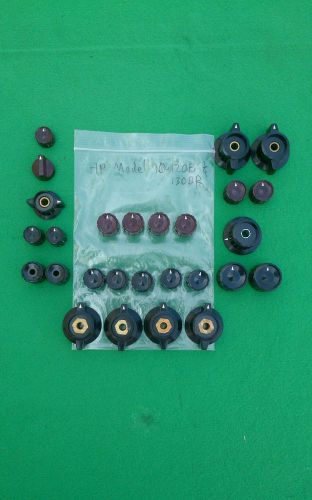 Lot of HP Model 120B &amp;130BR Oscilloscope Knobs