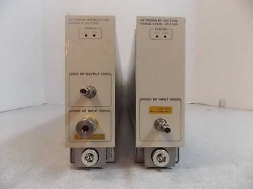 HP Agilent Keysight 70601A Preselector Module + 70906B both have 30 day warantee