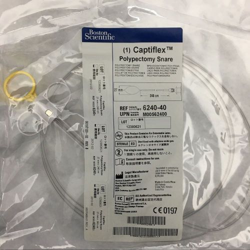 (1) Boston Scientific 6240 Captiflex Polypectomy Snare 27mm x 240cm