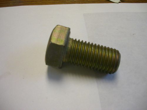 Hex Head Cap Screw Bolt 1&#034; 8 TPI x 2&#034; Grade 8 Yellow Zinc