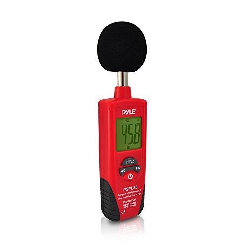 Pyle PSPL25 Digital Handheld Sound Level Meter with A and C Frequency Weighting