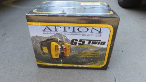 APPION G5 TWIN REFRIGERANT RECOVERY UNIT HVAC BRAND NEW NIB FREE SHIP