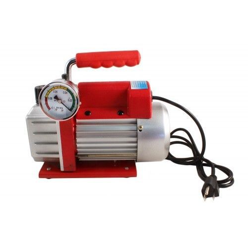 110v/60Hz Single Stage Vacuum Pump w/Analog Gauge