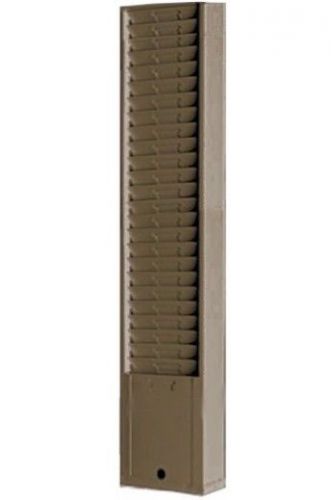 Job ticket or time card rack  model 164, 25 pocket -sepia for sale