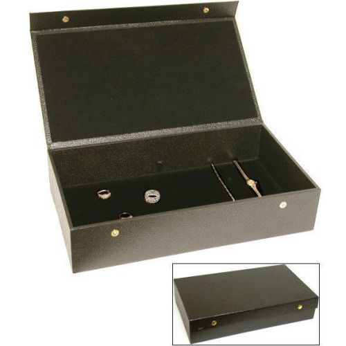 Black Travel Display Show Case Tray Fixture Storage Box