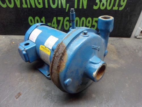 WEINMAN 4AE-5P14 IRON PUMP W/ BALDOR 1/2HP PUMP SN:DC887090 1 1/2x1 USED