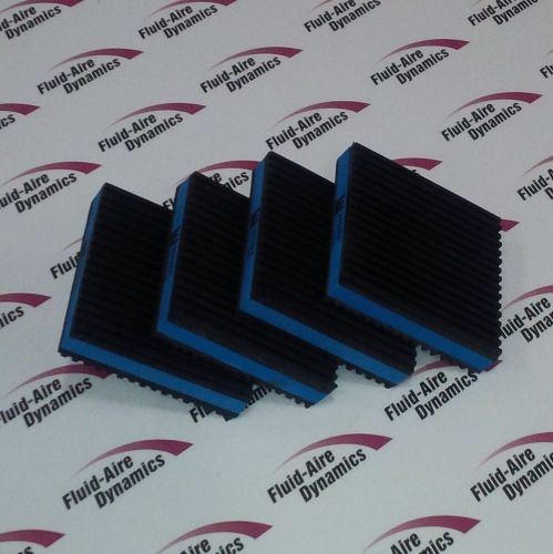 4 Anti Vibration Pads Isolation Dampener Super Heavy Duty Blue 4x4x7/8