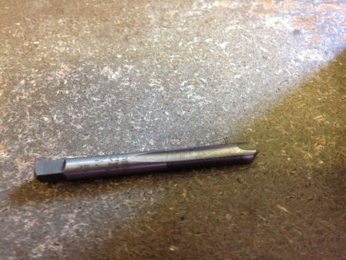 1/4-80 2 FLUTE HIGH SPEED STEEL SPIRAL POINT PLUG TAP