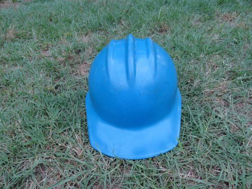 Vintage E D Bullard Hard Boiled Plastic Blue Hard Hat