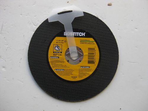 BRAND NEW Bostitch 7&#034; x 1/8&#034; x 5/8&#034; Concrete Masonry Wheel BSA3501M