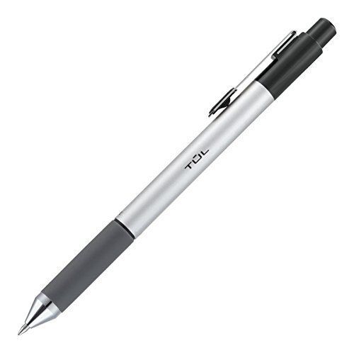 TUL BP3 Ballpoint Retractable Fine 0.8mm, Black 12pk