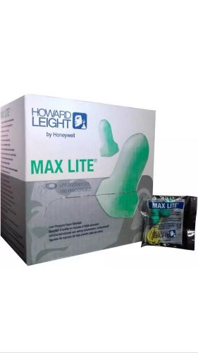 LPF-1 HOWARD LEIGHT MAX LITE CORDED EAR PLUGS 100 PAIR/BOX - MS92255