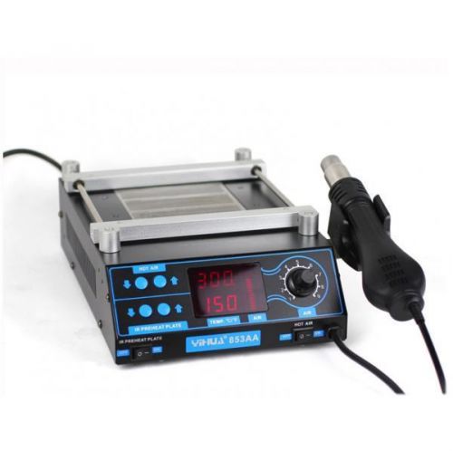 New 2 in 1 BGA PDA Repair Rework Heating Hot Air Iron Welder Soldering Station