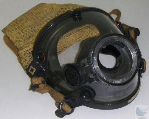 Scott SCBA Mask Facepiece Model # AV2000 Size S Brown Rubber Face Seal w/ Kevlar