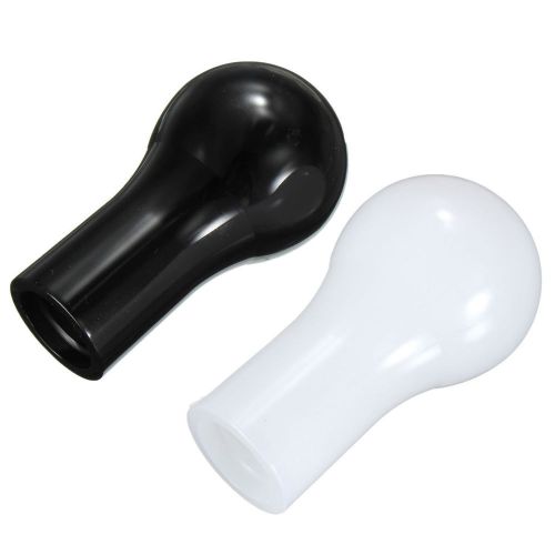 Acrylic 46x89mm universal car gear stick lever knob shifter ballhead white/black for sale