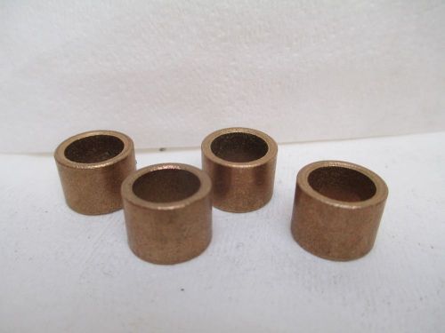 NEW NO NAME BRASS BRONZE BUSHING 3/8&#034; ID 1/2&#034; OD 3/8&#034; WIDTH &#034;LOT OF 4&#034;