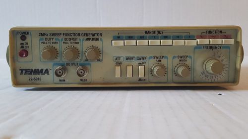 TENMA 2MHZ SWEEP FUNCTION GENERATOR 72-5010