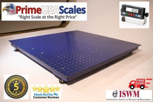 Prime floor scale 3x3 platform pallet scale 36&#034; x 36&#034; distillery scale ntep for sale