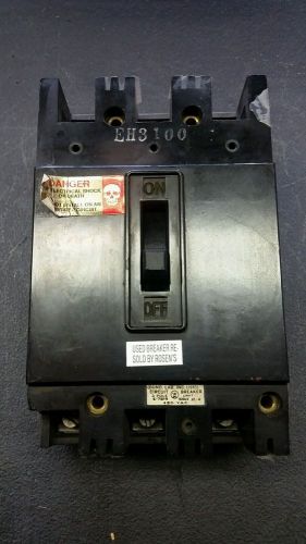 100 Amp Westinghouse breaker 3 pole, 480V, EH100