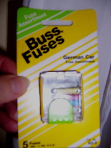 Cooper Bussmann  Mercedes Benz  fuses each Kg-5 German Car Assortment 5 cards