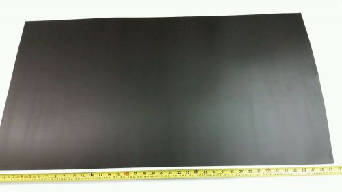 .020&#034; THICK BLACK POLYSTYRENE PLASTIC SHEET 21.5&#034; x 39.5&#034;