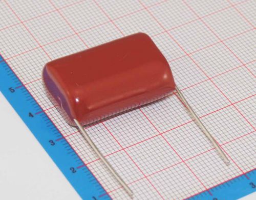 100pc CBB22 2.2uF(225)±5% 630V 25mm Through Hole Polypropylene Film Capacitors