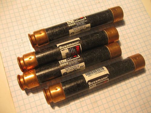 4 pcs FRS-R-5 Fuses 5A, 600VAC Bussmann TD Class RK5 Cur Lim (105)