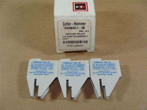 NEW EATON CUTLER HAMMER C306KAL1-3B STARTER OVERLOAD RELAY LUG ADAPTER ASSEMBLY