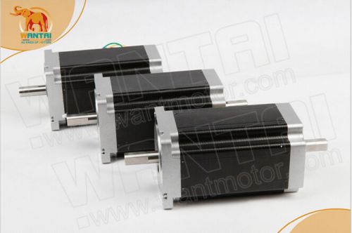 USA free!3pcs Nema23Wantai stepper motor Dual Shaft 57BYGH115-003B 3.0A 425oz-in