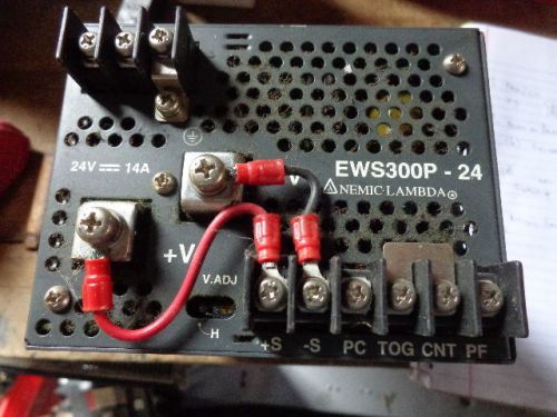 NEMIC-LAMBDA EWS300P-24 POWER SUPPLY 24V/14A