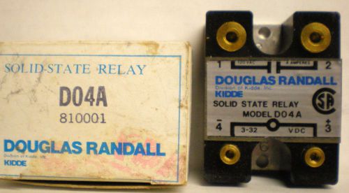 Douglas randall Kidde D04A Solid State relay