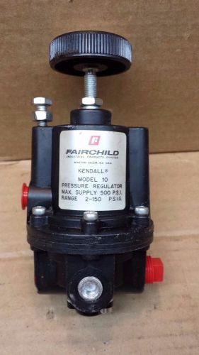 Fairchild kendall - pressure regulator - model #10  max supply 550psi for sale