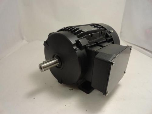 155304 Used, Lafert ST80S4 AC Motor, 1.0HP, 208-230/440-460V, 1800RPM