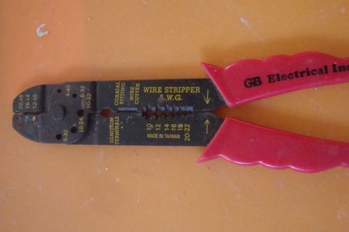 GB ELECTRICAL WIRE STRIPPER / CUTTER