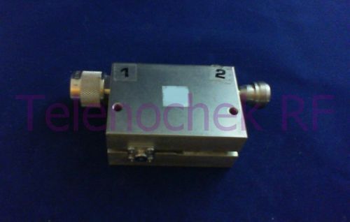 Rf microwave dual junction isolator 890 mhz cf/  320 mhz bw/ 100 watt / data for sale