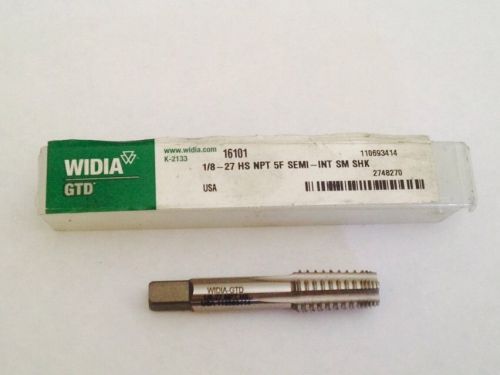 Widia 1/8-27 HS NPT 5 Flute INT SM SHK