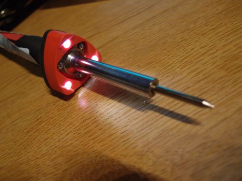 NEW Weller SP25NBUS Standard Duty LED Illuminated Soldering Iron Bulk Red Black