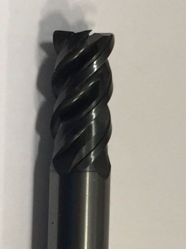 2pc Lot 1/2&#034; Solid Carbide End Mills W/.030 R. SECO