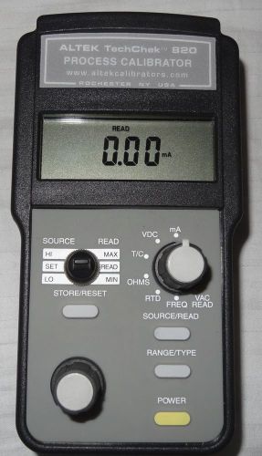 Altek TechChek 820 Multifunction Process Calibrator