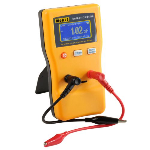 M6013 Digital LCD AutoRange Capacitor Capacitance Tester Meter 0.01pF to 470nF